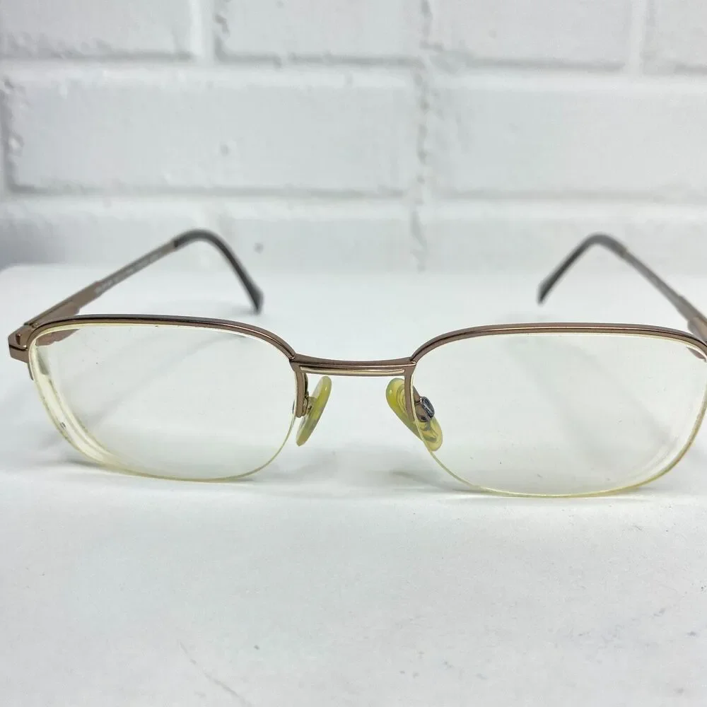 Charmant Pure Titanium EU7727 VO Brown Eyeglasses‎ Frame 53-21-140mm H2033